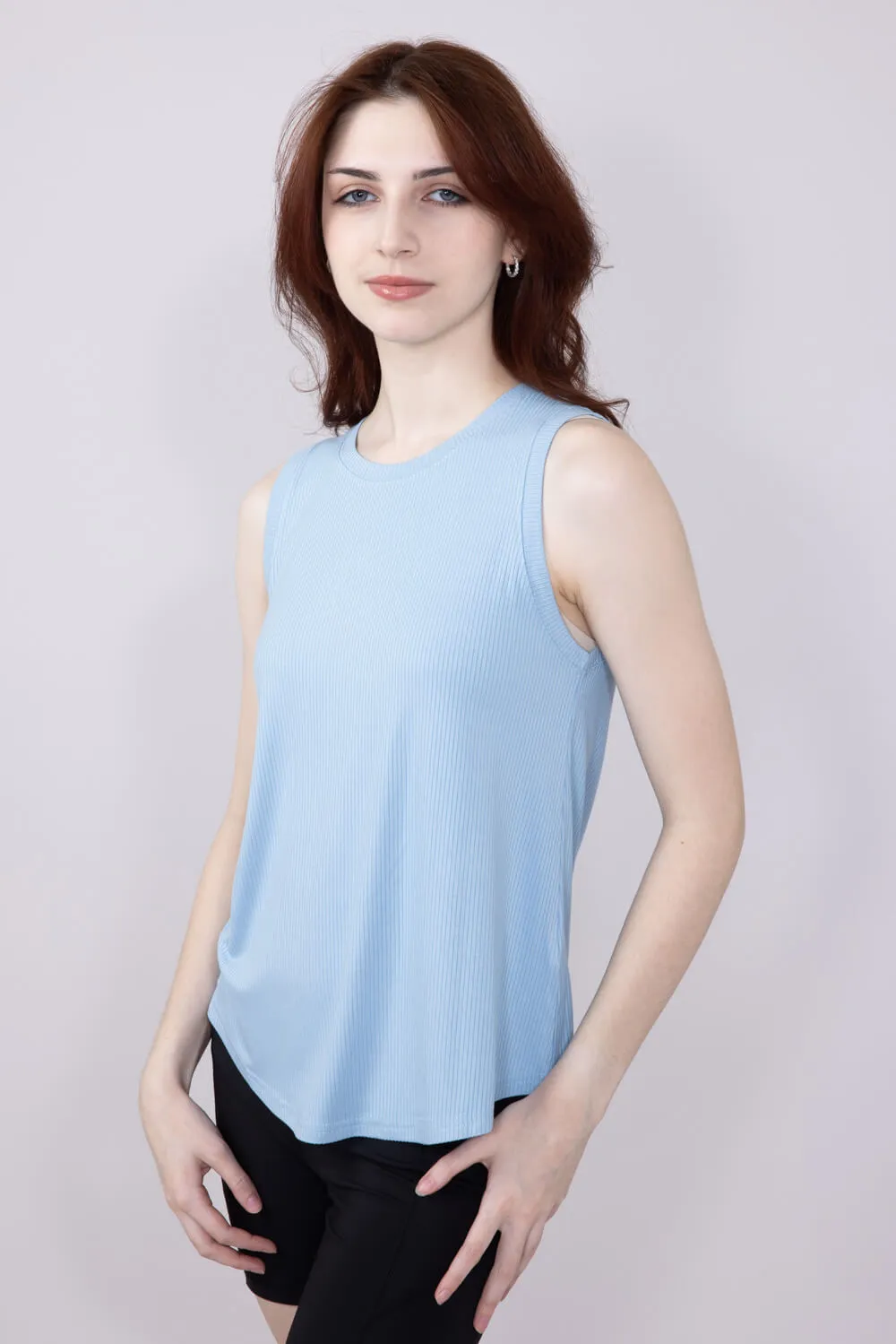 Thread & Supply Euclid Tank Top for Women in Blue | T1562RSTS-GLACIERLAKE sold by Glik’s product image thumbnail 3