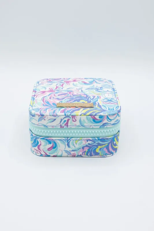 Simply Southern Jewelry Box Case in Light Blue | 0125-BAG-JWLCASE-WTRCLR sold by Glik’s