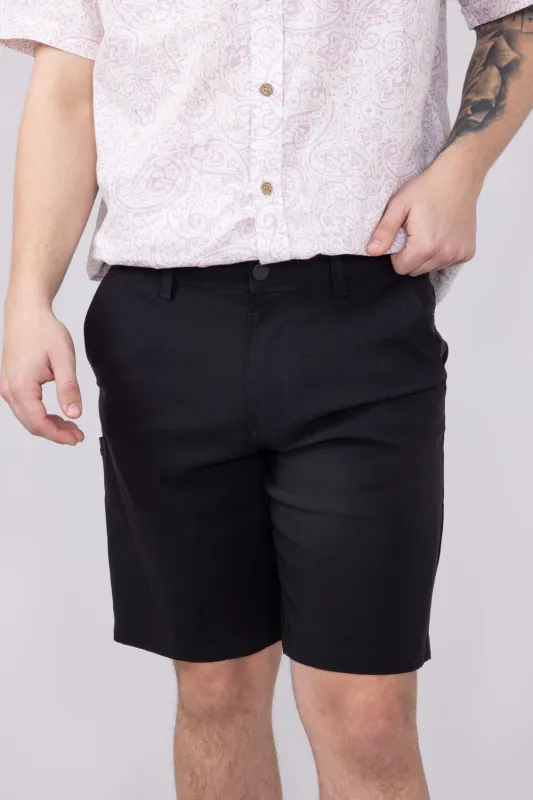 Weatherproof Vintage Tech Utility Shorts for Men in Black | W5S608-004BLACK sold by Glik’s