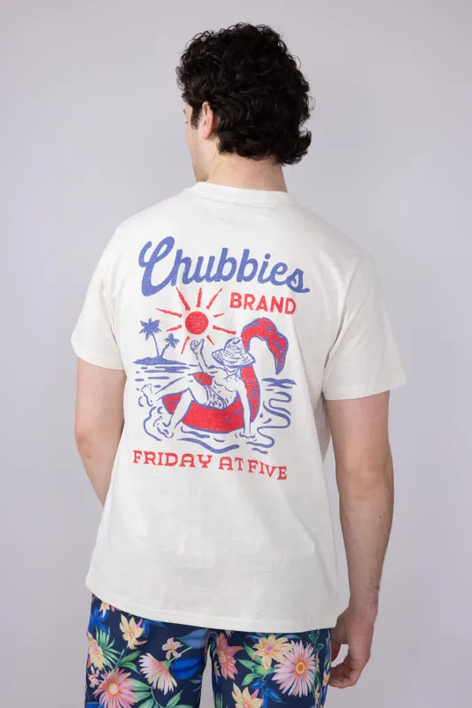 Chubbies Pass Me Another T-Shirt for Men in Off White | 502251-08 sold by Glik’s