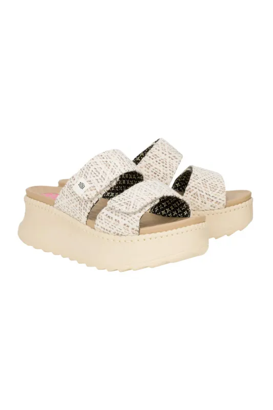 HEYDUDE Delray Slide Surf Baja Sandals for Women in Tan/Multi | 43210-2UG sold by Glik’s