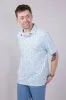 Printed Golf Party Polo Shirt for Men in White | FGM114-WHITE sold by Glik’s
