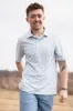Printed Golf Party Polo Shirt for Men in White | FGM114-WHITE sold by Glik’s