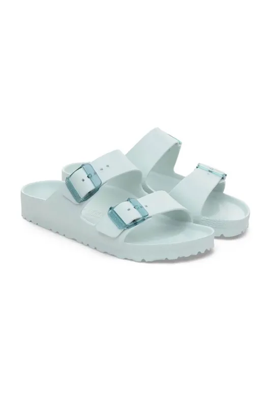 Birkenstock Arizona Stealth Buckle EVA Sandals for Women in Surf Green | 1029744 sold by Glik’s