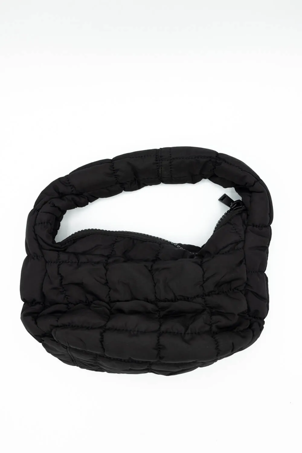 Quilted Puffer Mini Bag for Women in Black | QBS410139-BLACK sold by Glik’s product image thumbnail 2