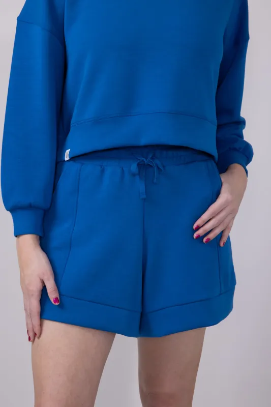 Simply Southern Sophie Modal Knit Shorts for Women in Royal Blue | PP-0125-SHORT-SOPHIE-ROYAL sold by Glik’s