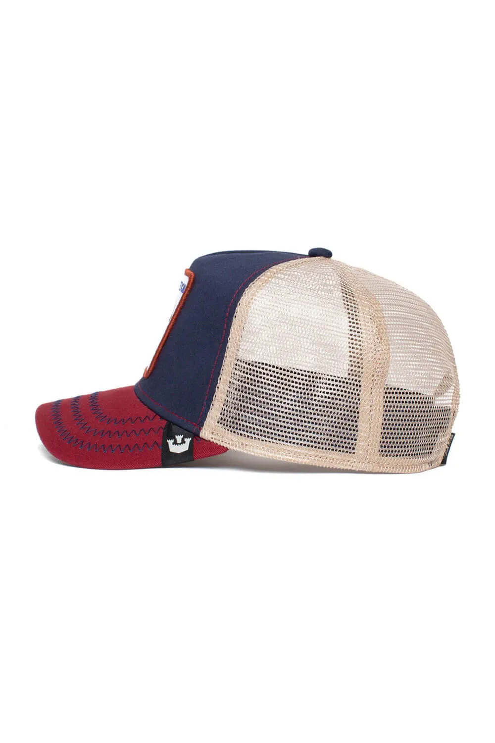 Goorin Bros Freedom Eagle Trucker Hat for Men in Navy | 101-0384-IND-O/S sold by Glik’s product image thumbnail 3