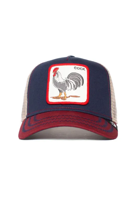 Goorin Bros The Cock Trucker Hat for Men in Navy | 101-0378-YA-NVY-O/S sold by Glik’s
