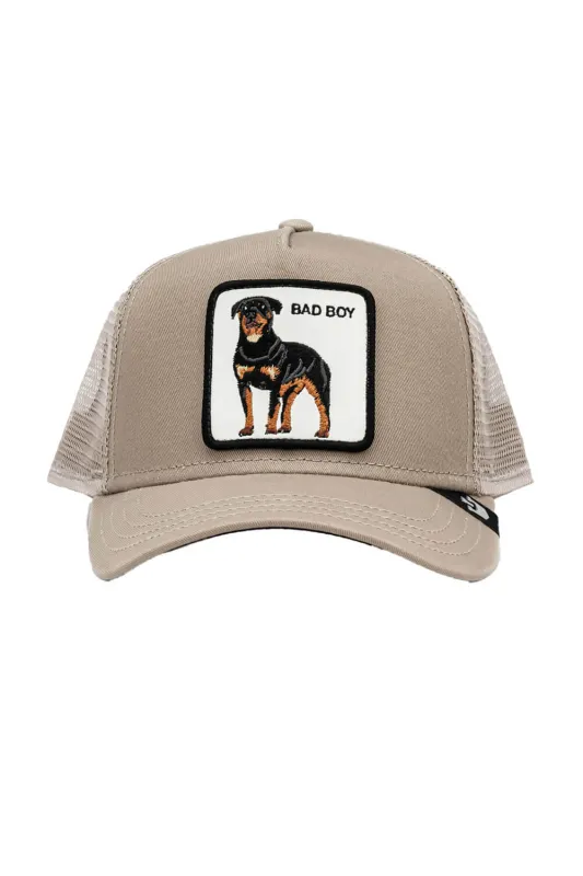 Goorin Bros The Baddest Boy Trucker Hat for Men in Brown | 101-0493-KHA-O/S sold by Glik’s