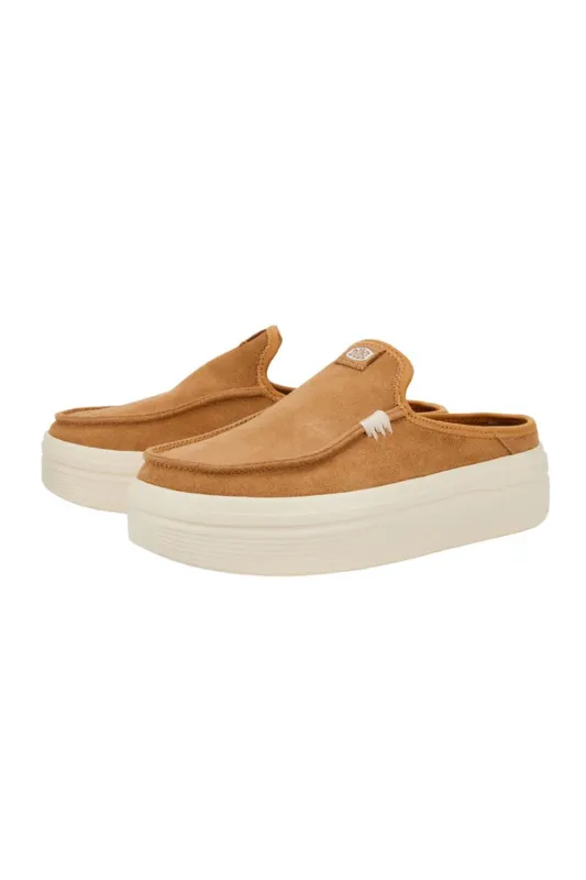 HEYDUDE Women’s Austin Lift Classic Shoes in Tan | 41272-265 sold by Glik’s