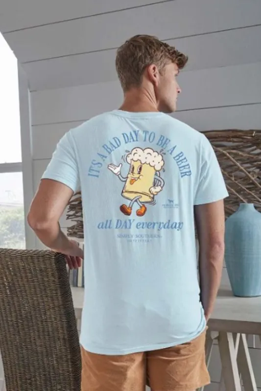 Simply Southern Beer T-Shirt for Men in Ice | MN-SS-DRINK-ICE sold by Glik’s