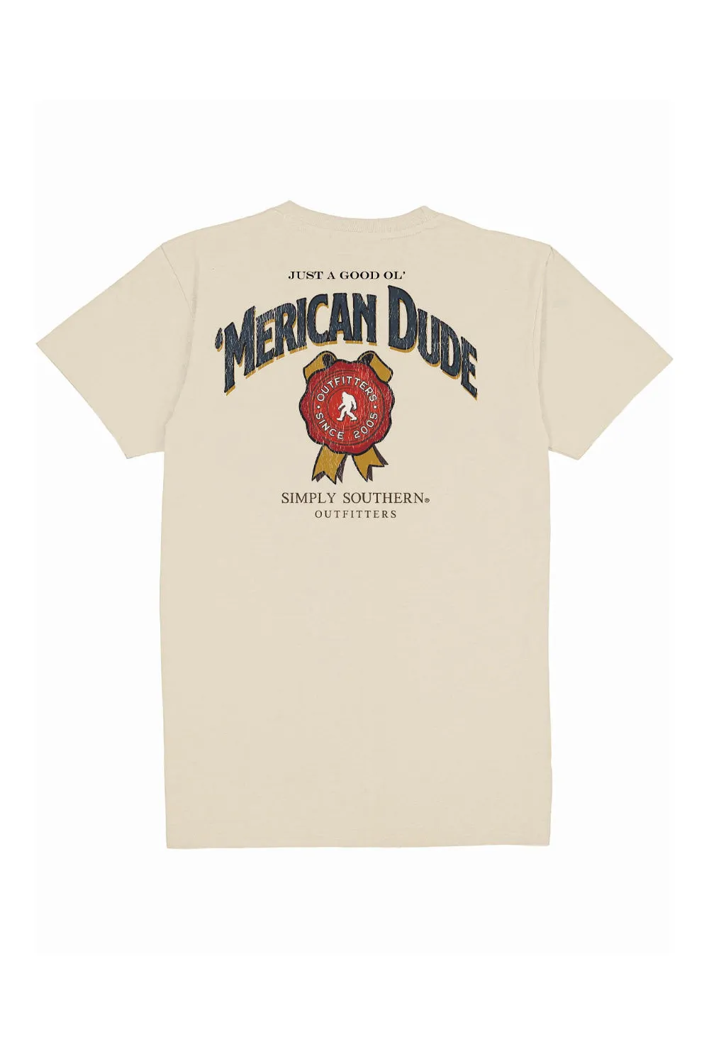 Simply Southern Wax Label T-Shirt for Men in Beige | MN-SS-LABEL-WISP sold by Glik’s product image thumbnail 4