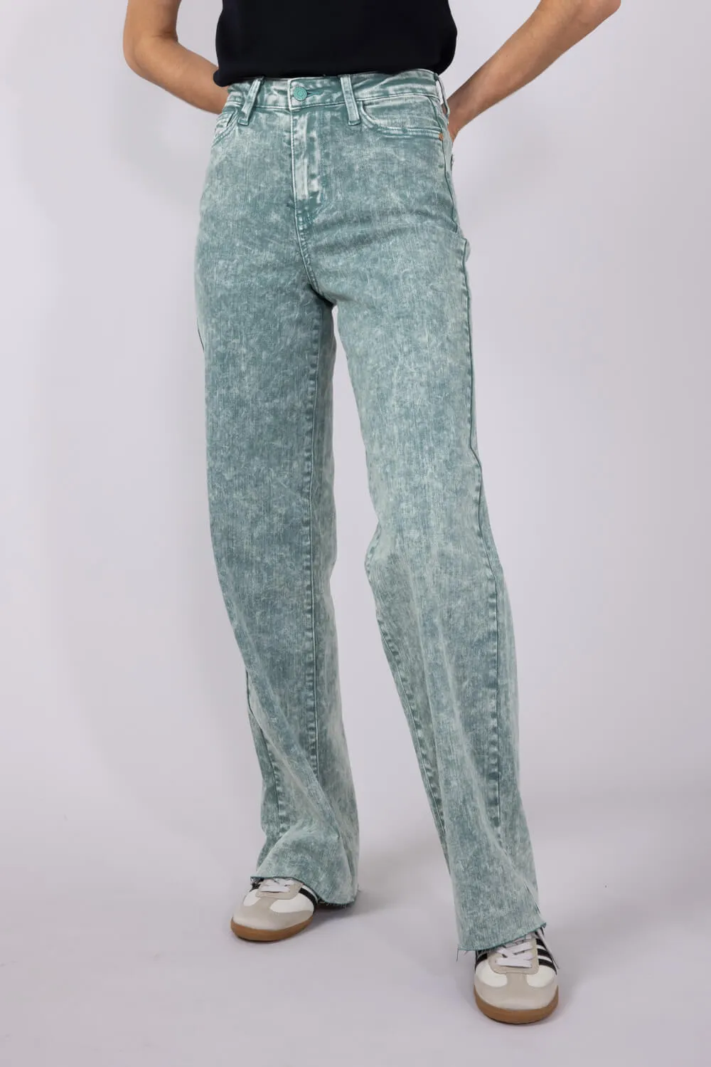 Judy Blue High-Rise Dyed Dad Jeans for Women in Green | 88966REG sold by Glik’s product image thumbnail 3