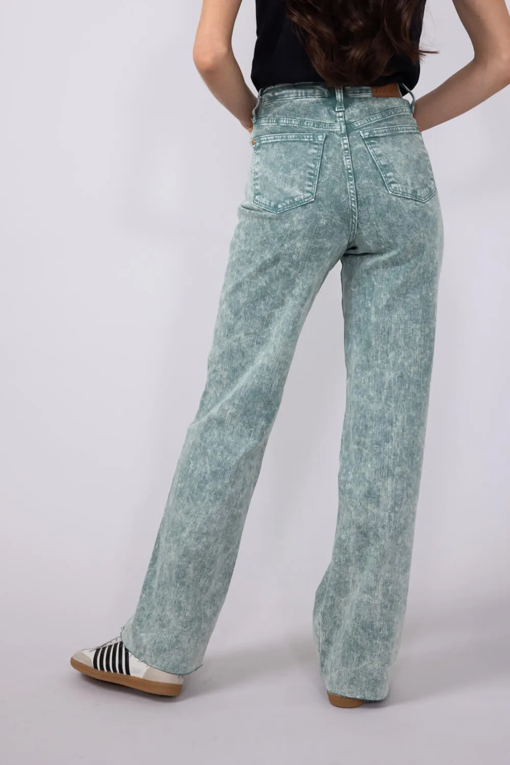 Judy Blue High-Rise Dyed Dad Jeans for Women in Green | 88966REG sold by Glik’s product image thumbnail 2