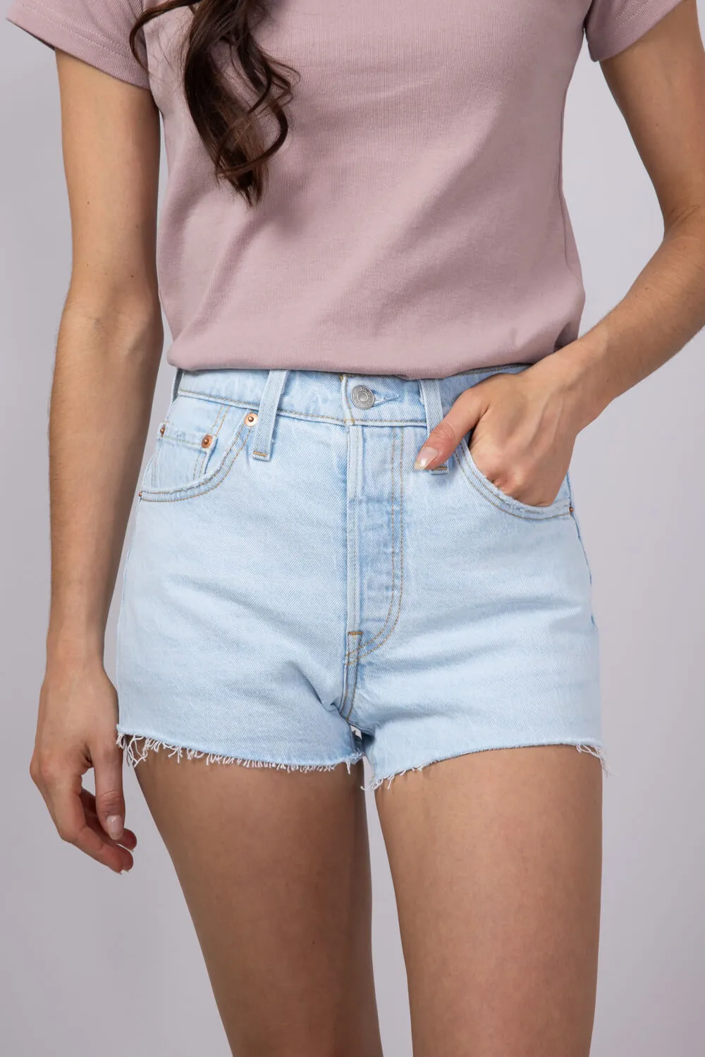 Levi’s 501 Original Disco Nights Denim Shorts for Women | 56327-0473 sold by Glik’s