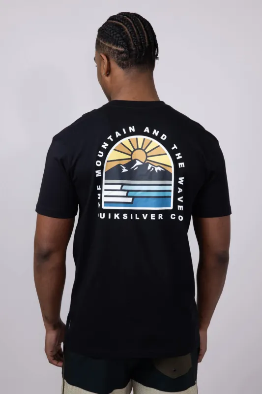 Quiksilver Multi Terrain T-Shirt for Men in Black | QSM15ST107-BLK sold by Glik’s
