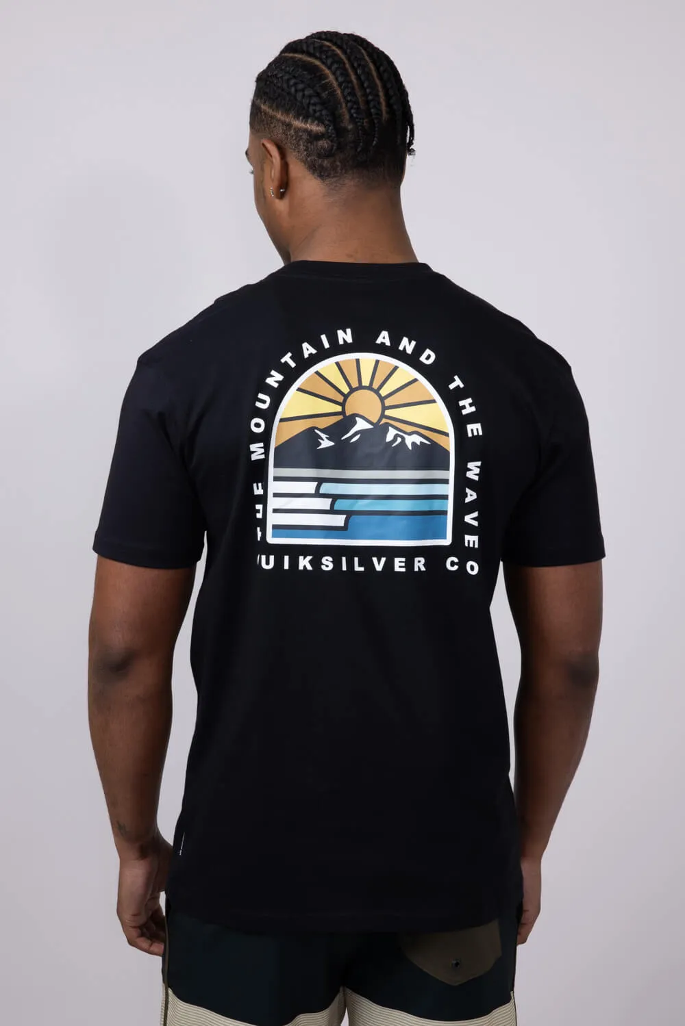 Quiksilver Multi Terrain T-Shirt for Men in Black | QSM15ST107-BLK sold by Glik’s