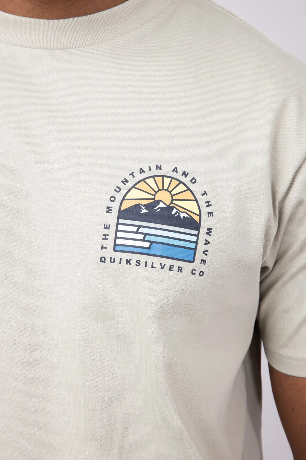 Quiksilver Multi Terrain T-Shirt for Men in Pale Aloe Beige | QSM15ST107-PAA sold by Glik’s product image thumbnail 3