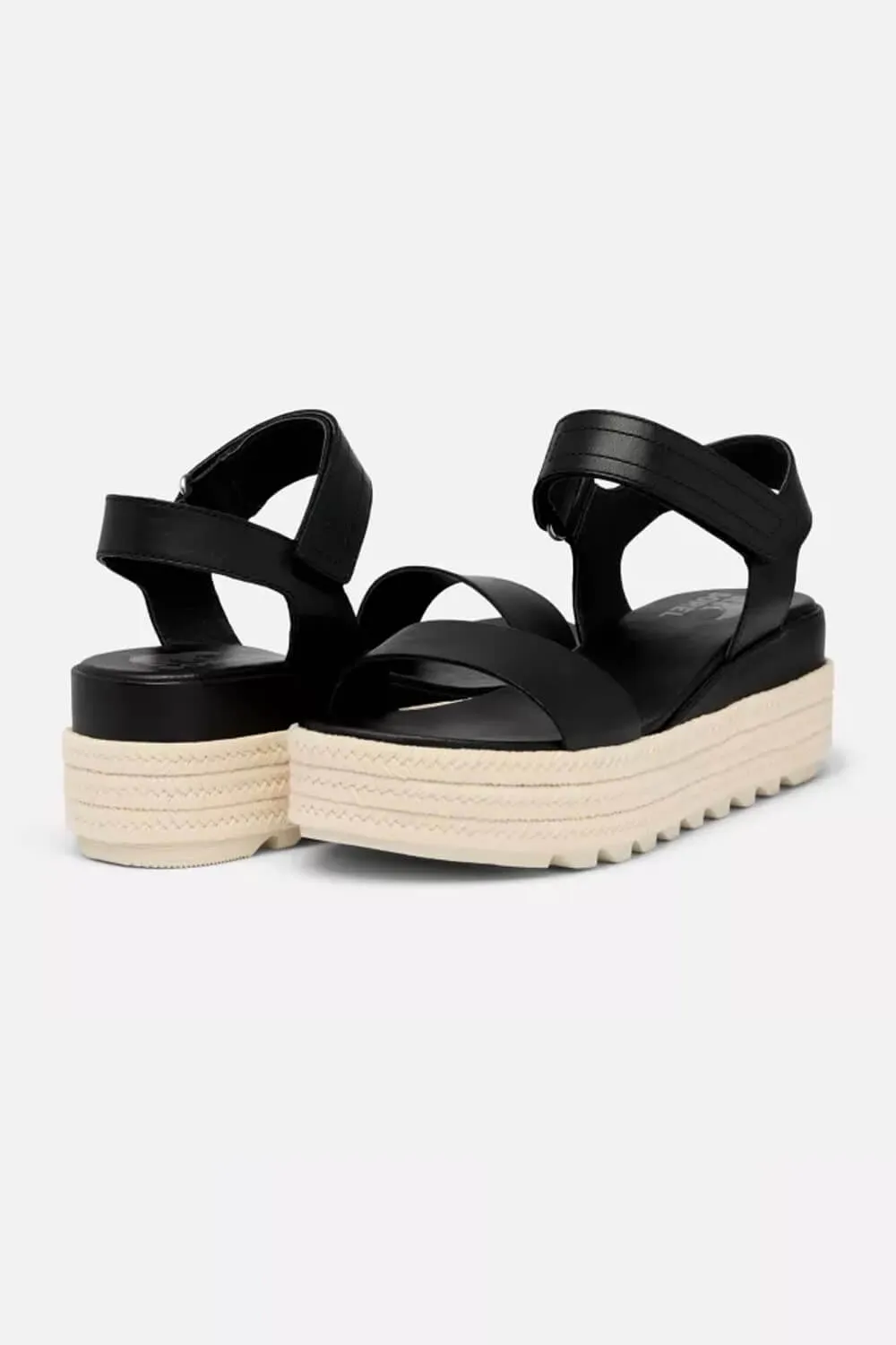 Sorel Cameron Flatform Wedge Sandals for Women in Black | 2049151-011 sold by Glik’s product image thumbnail 4