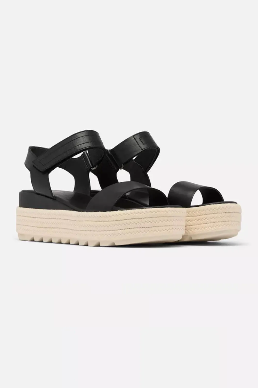 Sorel Cameron Flatform Wedge Sandals for Women in Black | 2049151-011 sold by Glik’s product image thumbnail 2