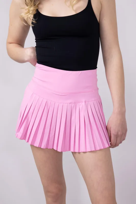 Simply Southern Pleated Skort for Women in Blush | PP-0125-SKORT-PLTS-BLUSH sold by Glik’s