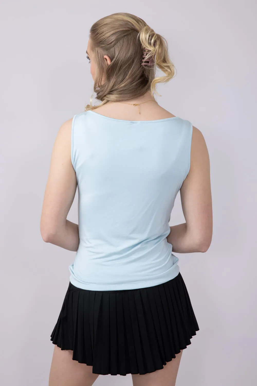 Simply Southern Double Layer Tank Top for Women in Arctic Blue | PP-0125-TANK-DBLYR-ARCTIC sold by Glik’s product image thumbnail 2