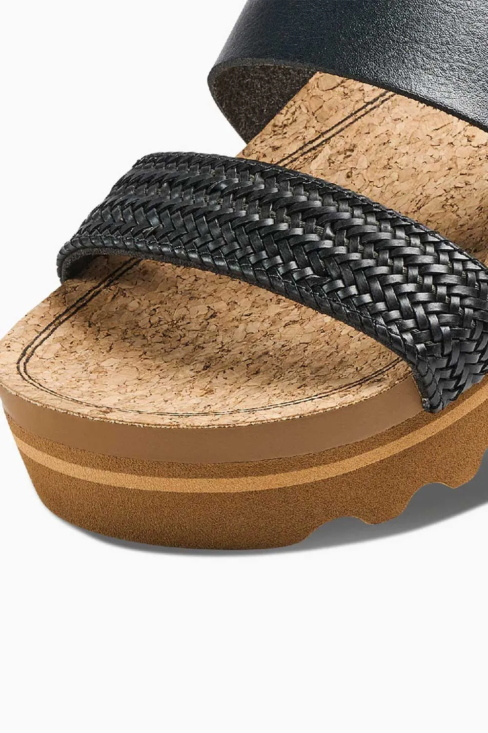 Reef Cushion Vista High Braid Sandals for Women in Black | CI9862 sold by Glik’s product image thumbnail 4