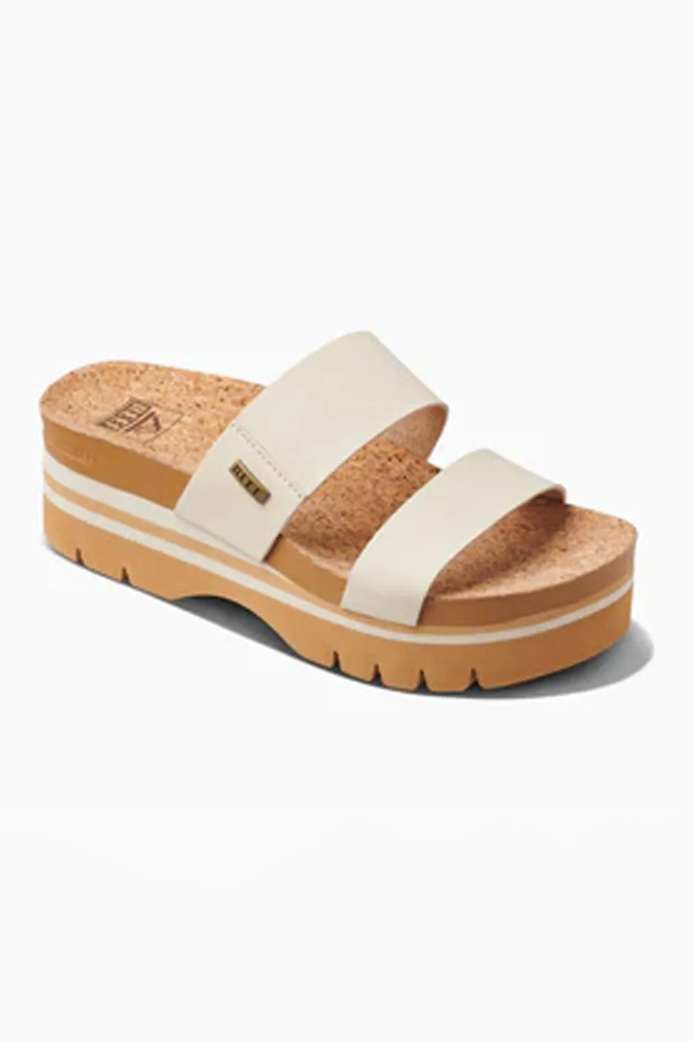 Reef Cushion Vista Higher Sandals for Women in Vintage Tan | CJ3865 sold by Glik’s