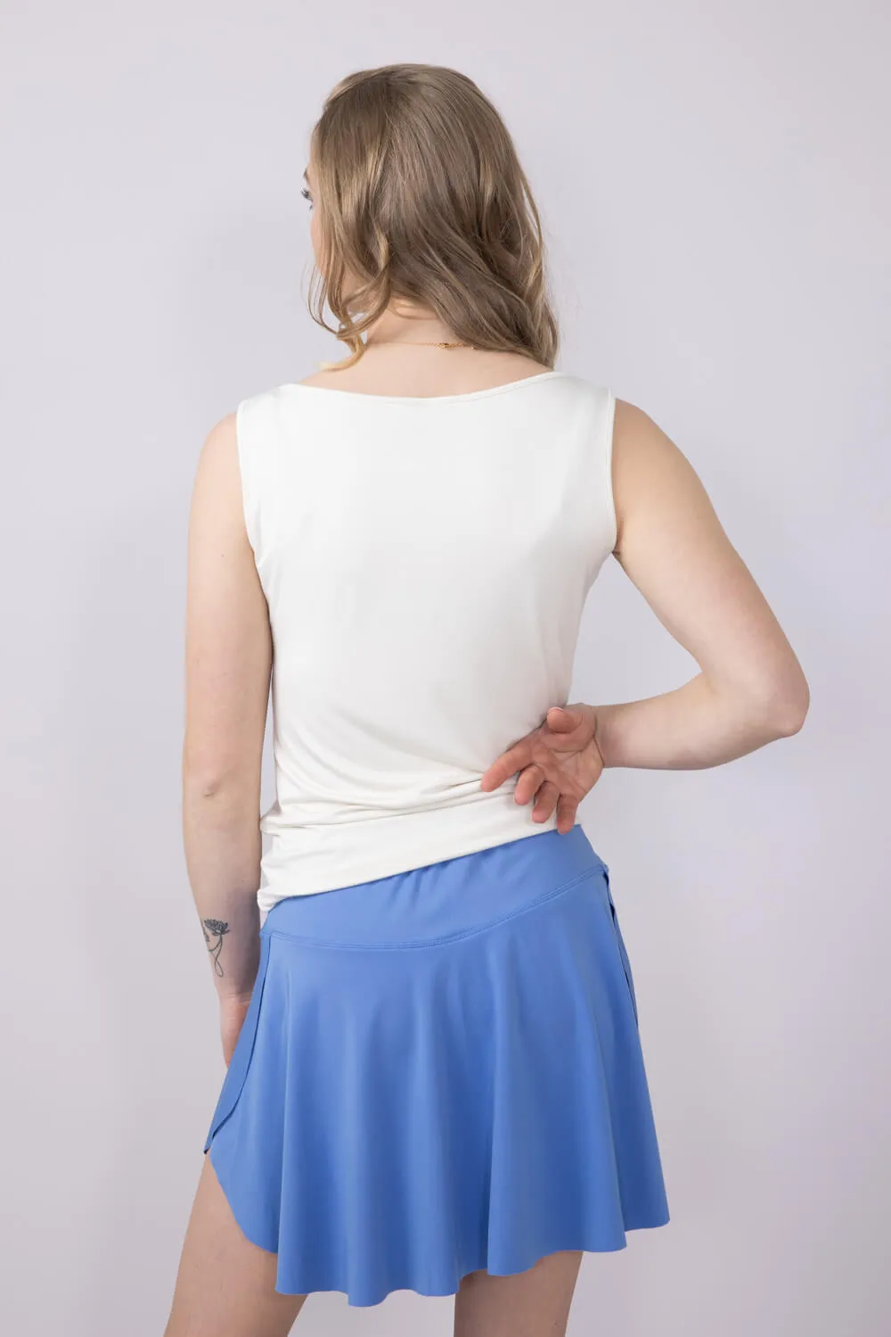 Simply Southern Double Layer Tank Top for Women in Pearl White | PP-0125-TANK-DBLYR-PEARL sold by Glik’s product image thumbnail 2