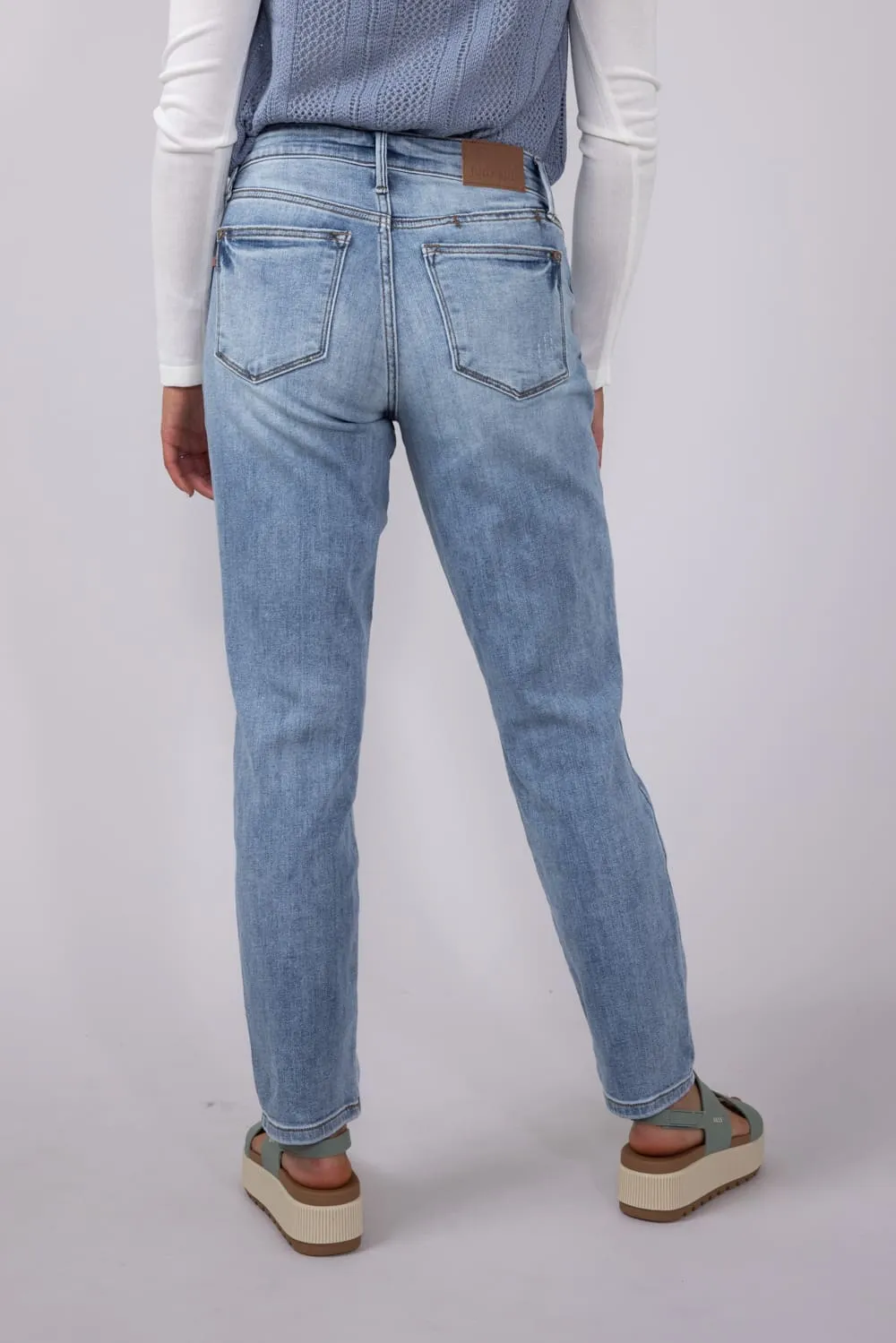 Judy Blue Mid Rise Slim Fit Jeans for Women | 82626REG sold by Glik’s product image thumbnail 3