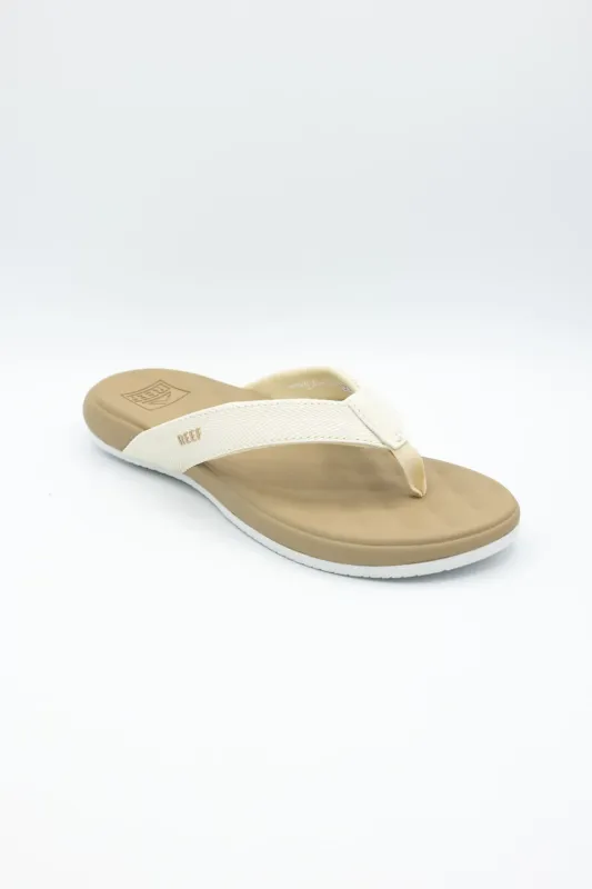 Reef Cushion Melody Flip Flops for Women in Sand | CJ45071 sold by Glik’s