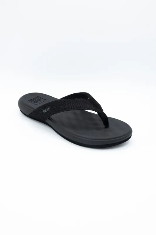 Reef Cushion Melody Flip Flops for Women in Black | CJ5416 sold by Glik’s