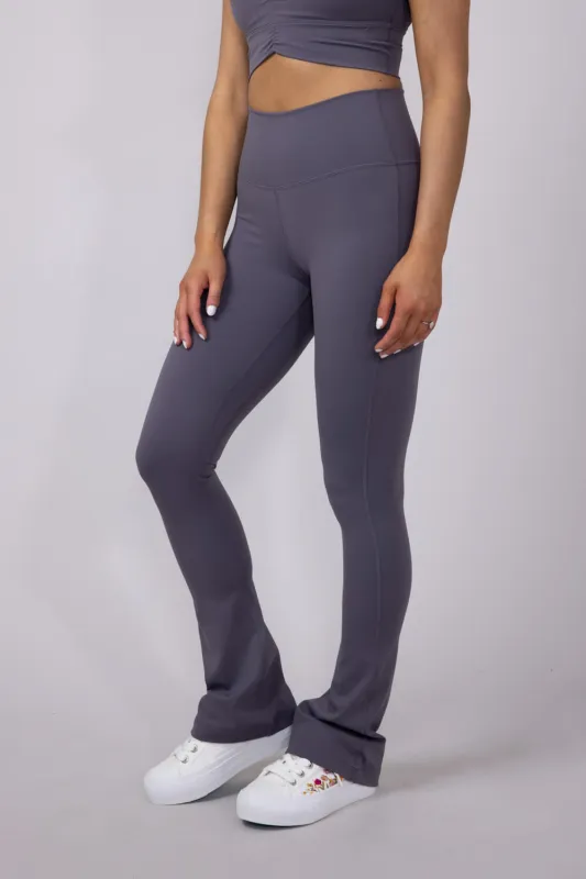 Buttery Soft Flare Leggings for Women in Charcoal | MAYA-F32-CHARCOAL sold by Glik’s