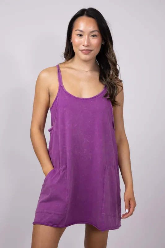 Knit Mini Romper Dress for Women in Orchid | ND31251-ORCHID sold by Glik’s