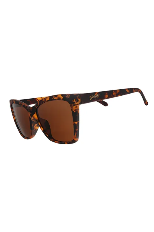 goodr Vanguard Visionary Sunglasses in Tortoiseshell | G00333-PG-BR1-NR made by Goodr
