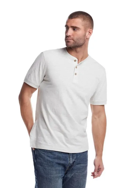 Weatherproof Vintage Jersey Henley Shirt for Men in Oatmeal | S253659GK-OATMEAL sold by Glik’s