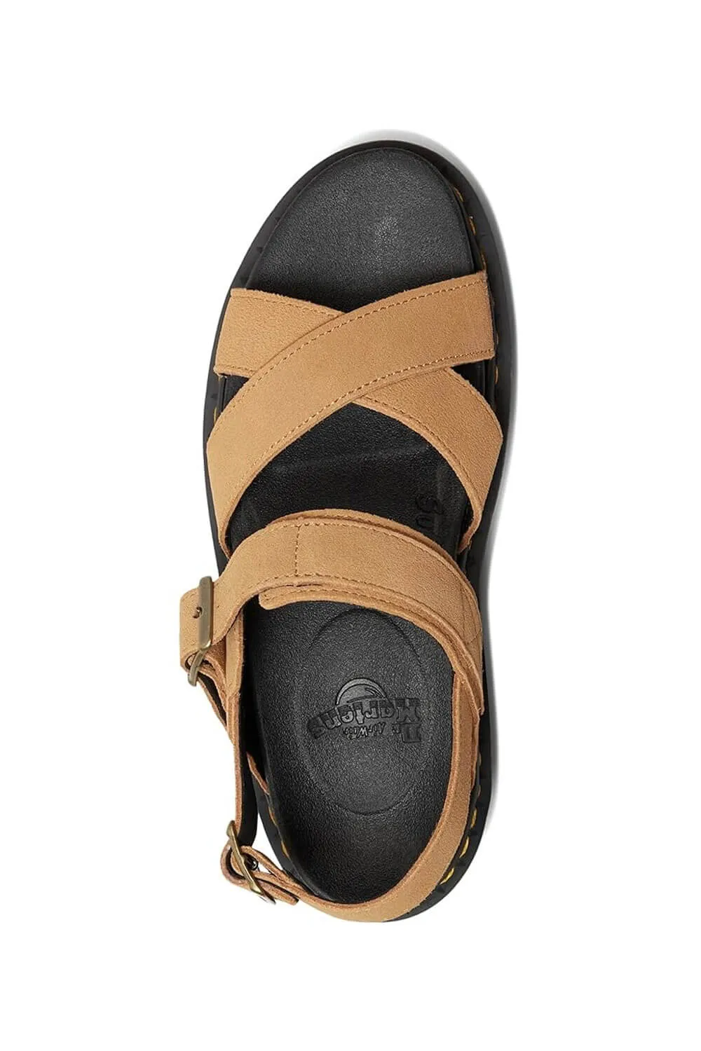 Dr. Martens Suede Voss II Sandals for Women in Tan | 40930200 sold by Glik’s product image thumbnail 3