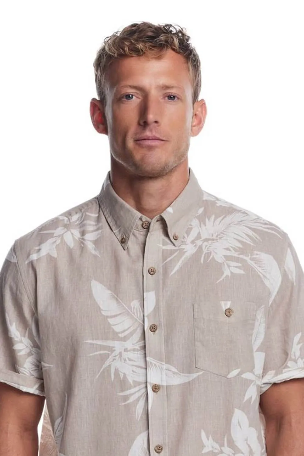 Weatherproof Vintage Washable Linen Button Down Shirt for Men in Almond Milk | S2584299GK-ALMOND MILK sold by Glik’s product image thumbnail 4