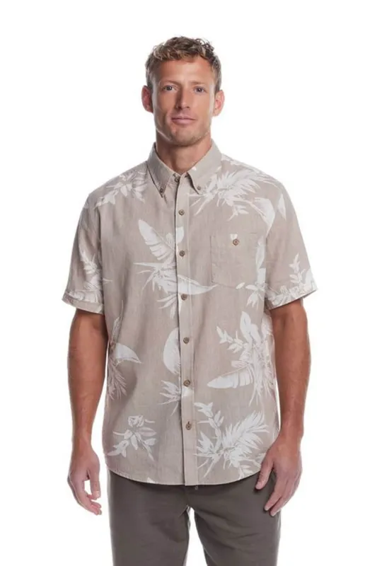 Weatherproof Vintage Washable Linen Button Down Shirt for Men in Almond Milk | S2584299GK-ALMOND MILK sold by Glik’s