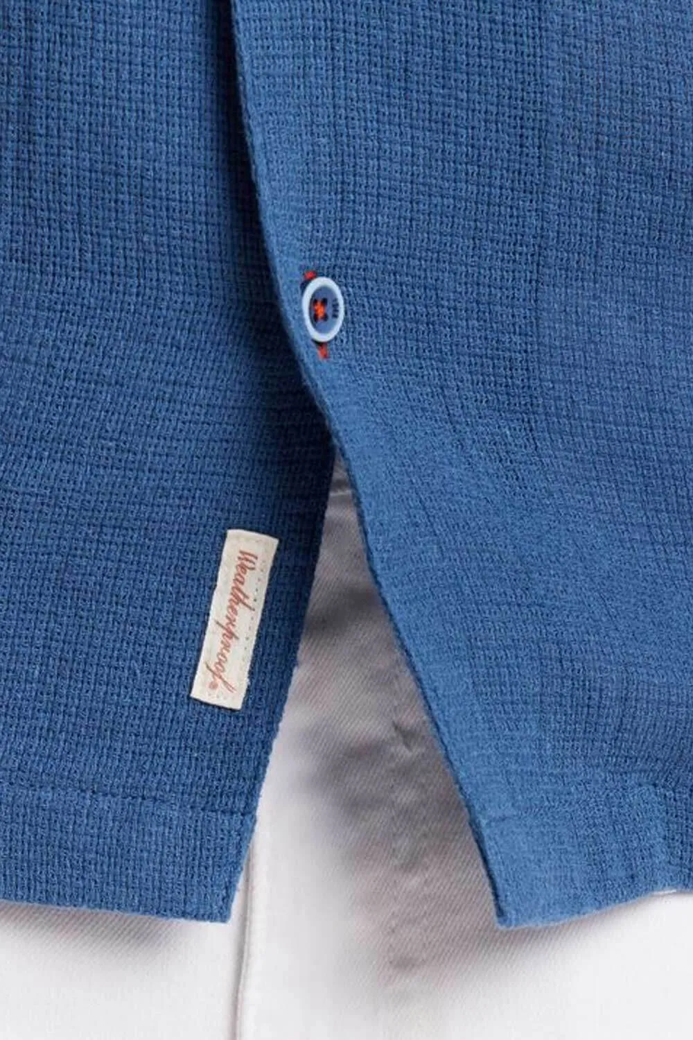 Weatherproof Vintage Air-Tex Weave Button Up Shirt for Men in Blue Ashes | S2584499GK-BLUE ASHES sold by Glik’s product image thumbnail 3