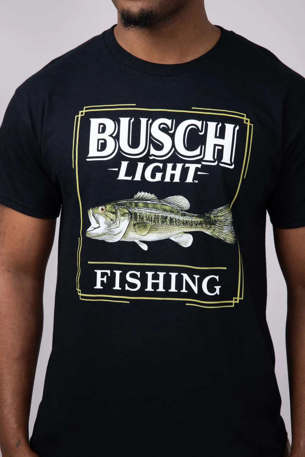 Busch Light Bass T-Shirt for Men in Black | 16682-628B sold by Glik’s product image thumbnail 2