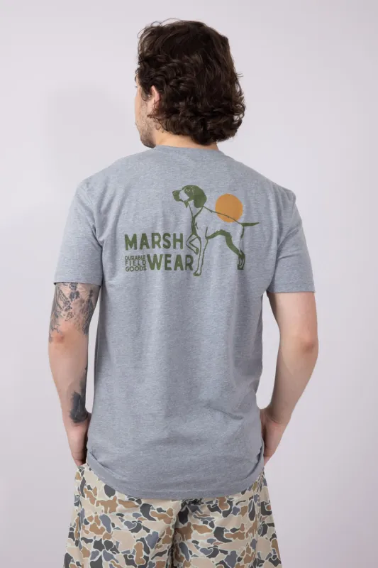 Marsh Wear Field T-Shirt for Men in Steel Heather | MWT3085-STLH sold by Glik’s