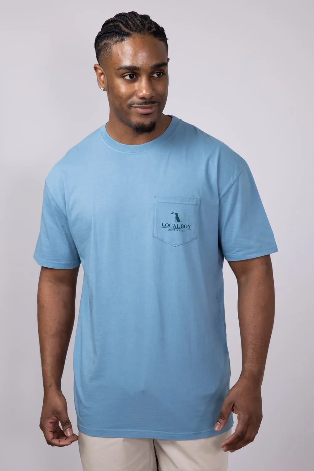 Local Boy Latte T-Shirt for Men in Slate | L1000536-SLATE sold by Glik’s product image thumbnail 2