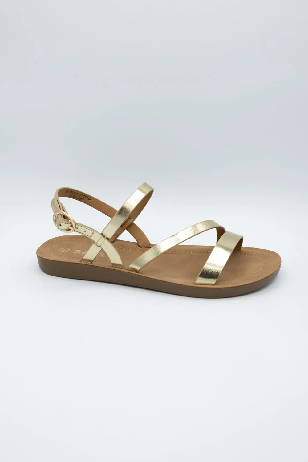 Soda Enfold Sandals for Women in Gold | ENFOLD-S GOLD sold by Glik’s product image thumbnail 3