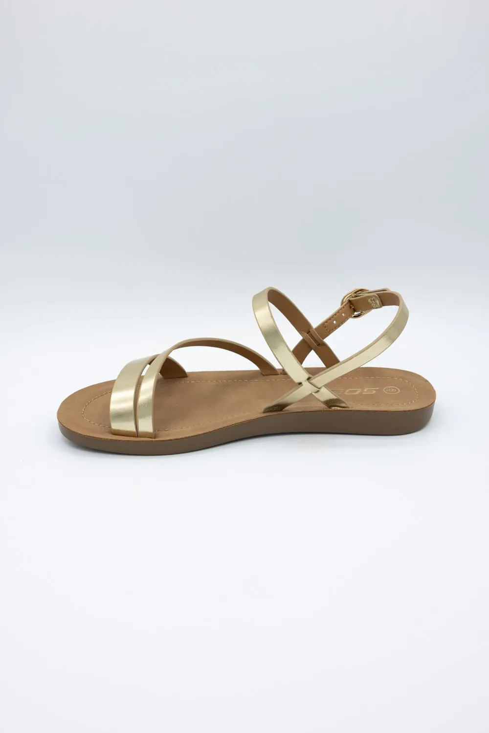 Soda Enfold Sandals for Women in Gold | ENFOLD-S GOLD sold by Glik’s product image thumbnail 5