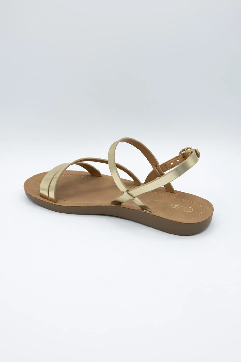 Soda Enfold Sandals for Women in Gold | ENFOLD-S GOLD sold by Glik’s product image thumbnail 4
