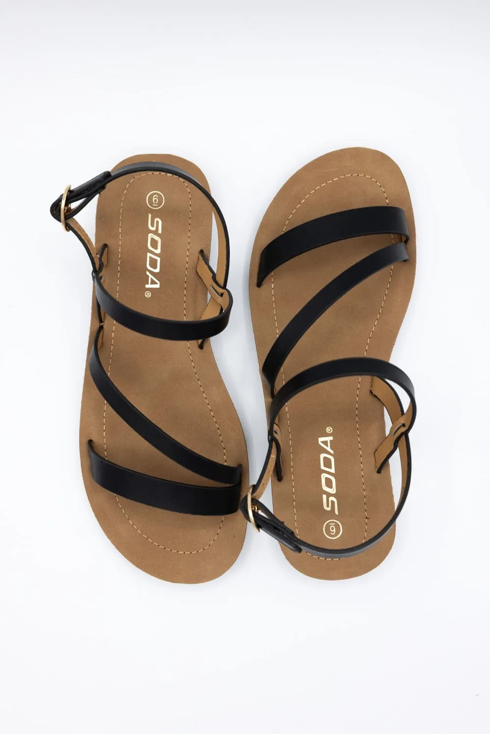 Soda Enfold Sandals for Women in Black | ENFOLD-S BLACK sold by Glik’s product image thumbnail 2