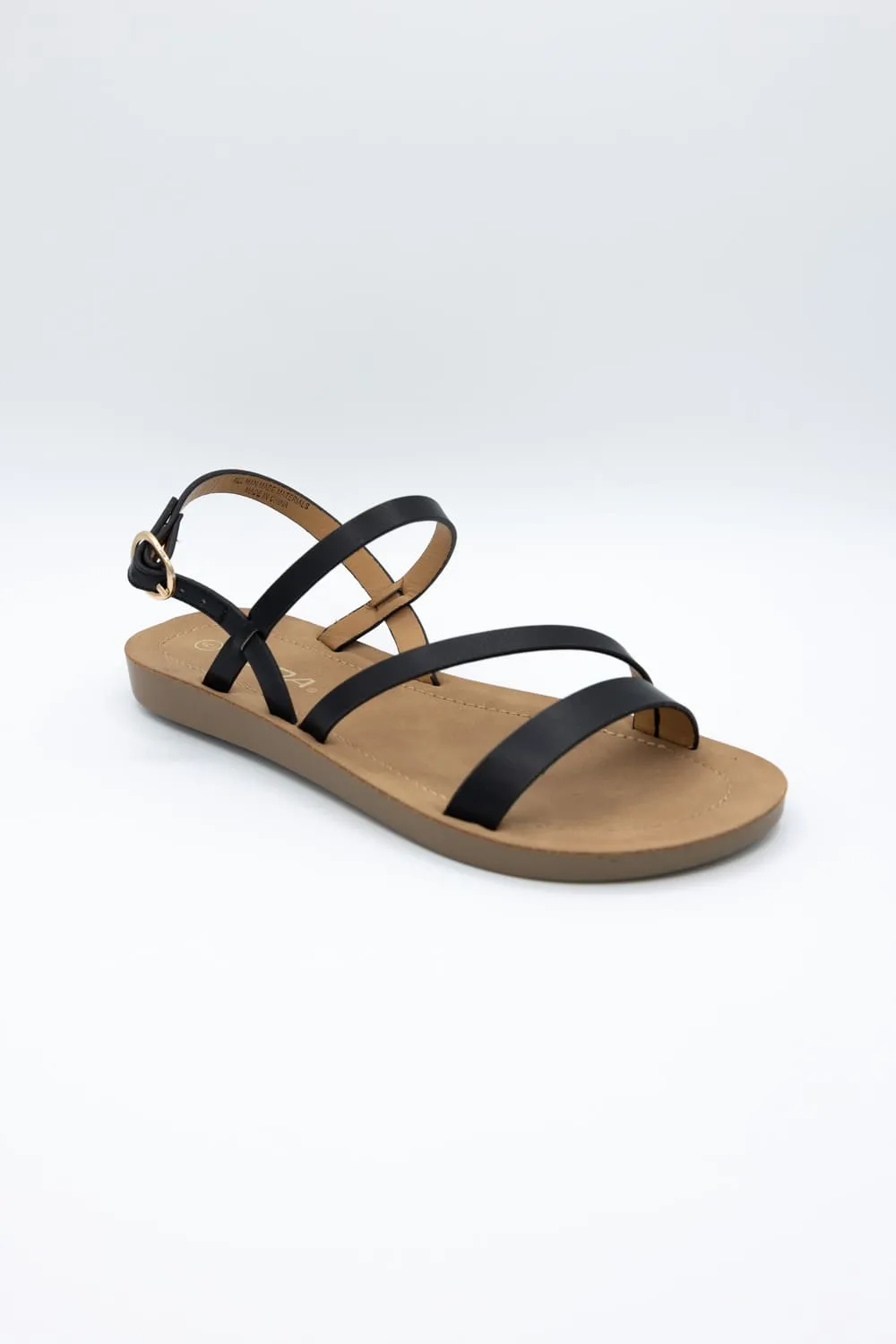 Soda Enfold Sandals for Women in Black | ENFOLD-S BLACK sold by Glik’s