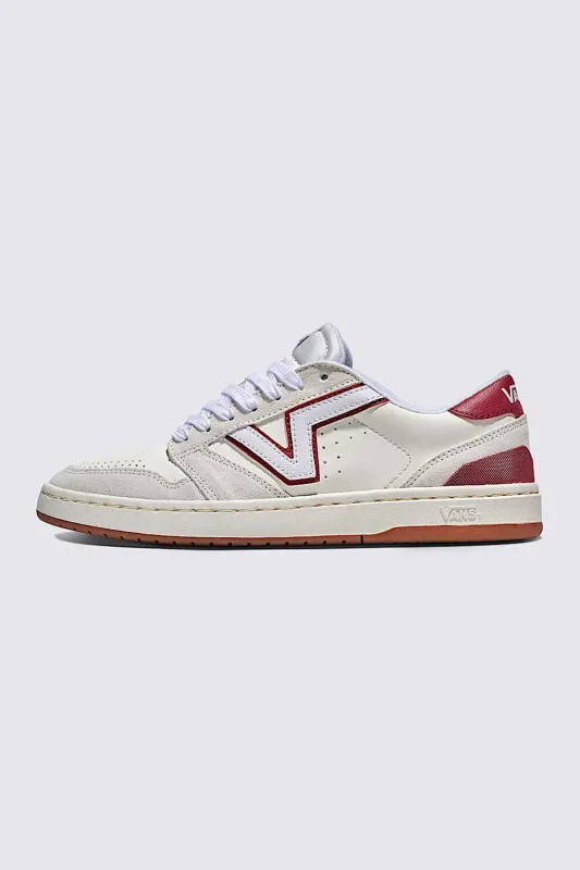 Vans Lowland 2.0 Sneakers in Red & White | VN000D6RCI1 sold by Glik’s