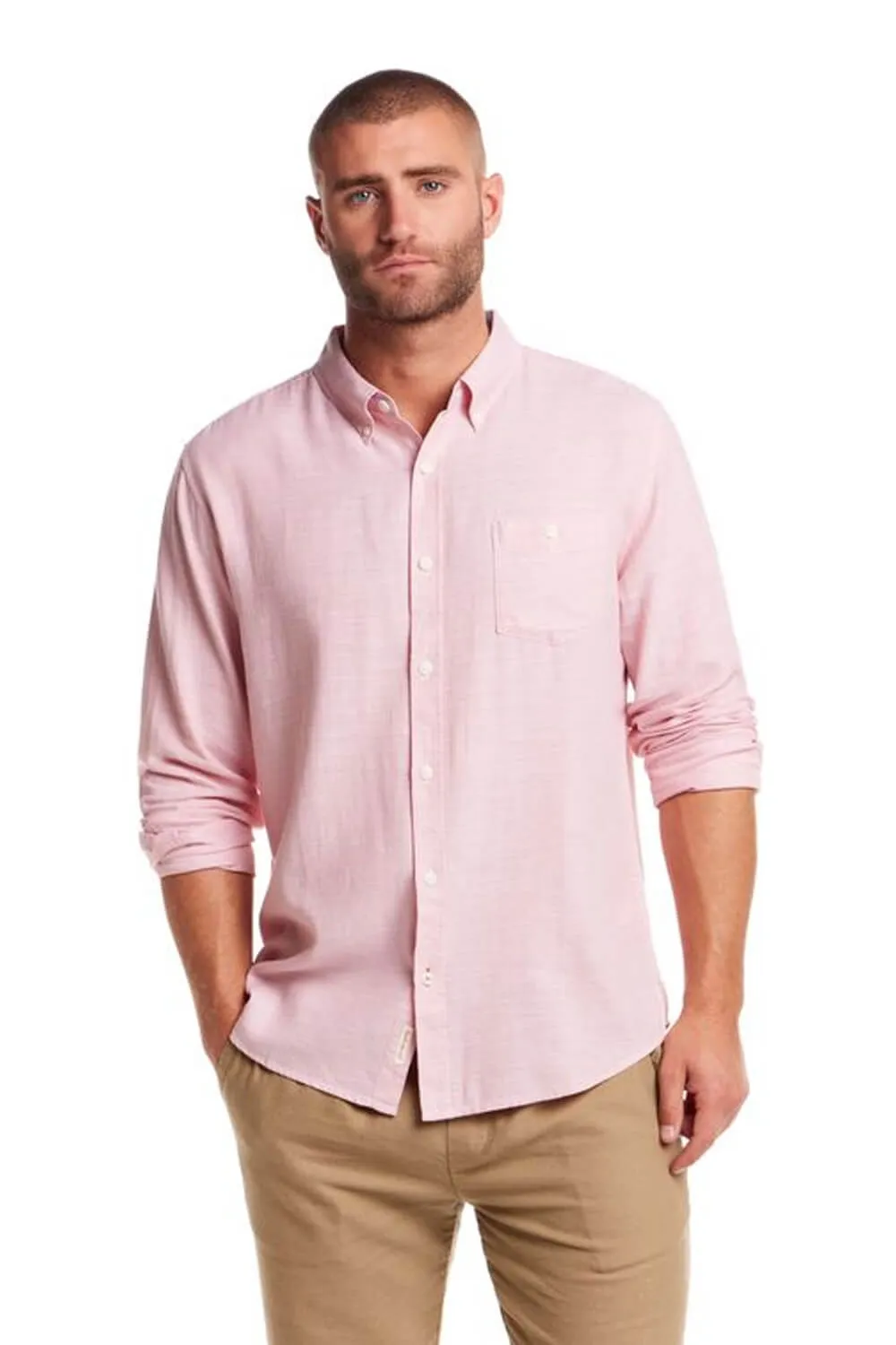 Weatherproof Vintage Country Twill Shirt for Men in Blush | S2585503GK-BLUSH sold by Glik’s product image thumbnail 3